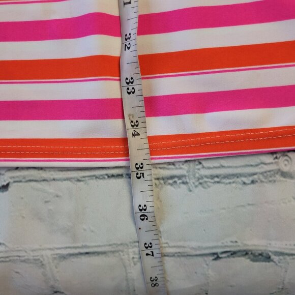 Jude Connally multicolored stripped summer dress fit and flare liquid size M - Picture 2 of 10